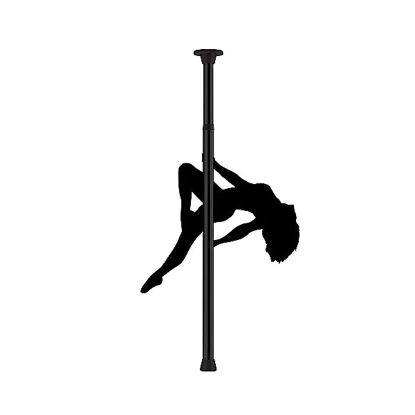 Ouch! Stripper Dance Pole - Black -Silver