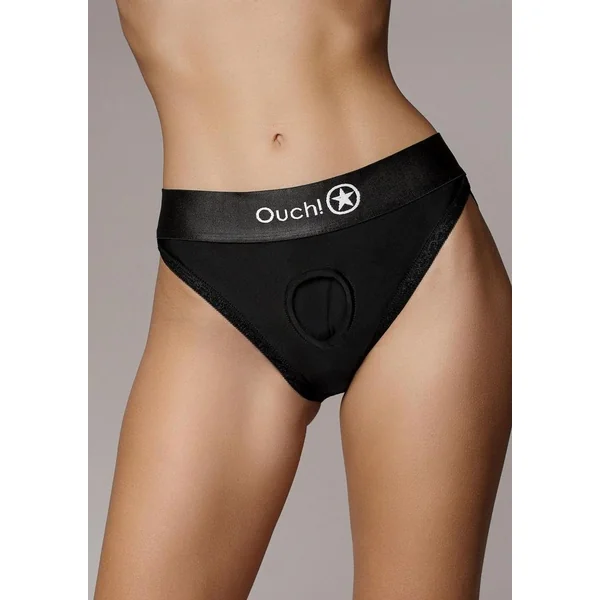 Ouch! Vibrating Strap-On Hipster Rechargeable