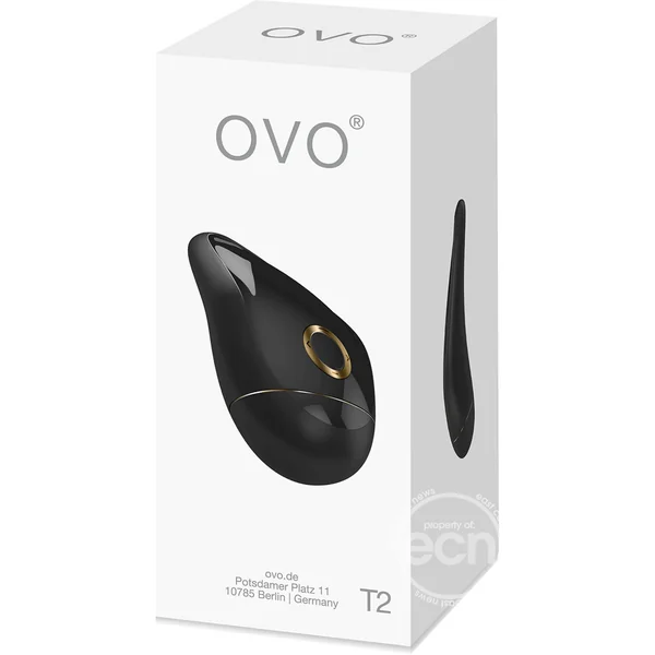 Ovo T2 Lay On Massager Waterproof Black And Gold