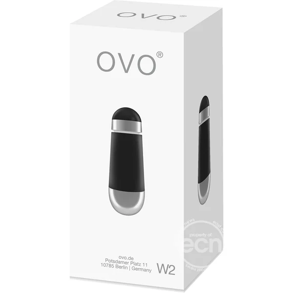 Ovo W2 Bullet Waterproof Black And Chrome