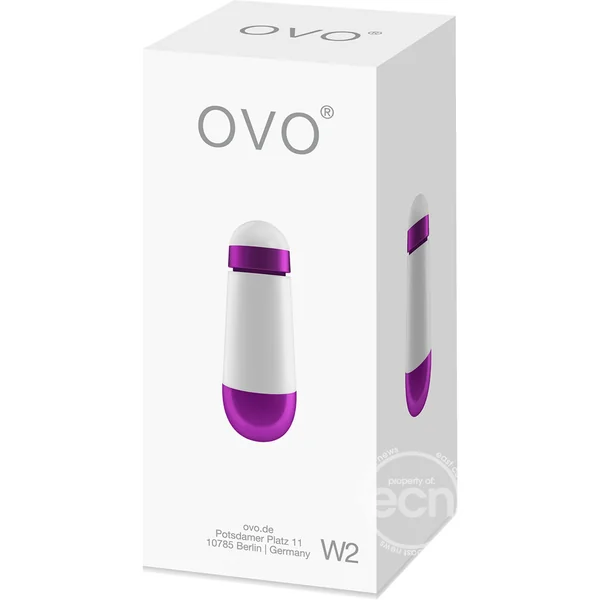 Ovo W2 Bullet Waterproof White And Metallic Violet