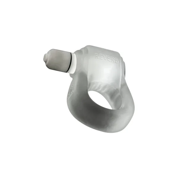 OxBalls Glowdick Cock Ring With LED, Clear Ice