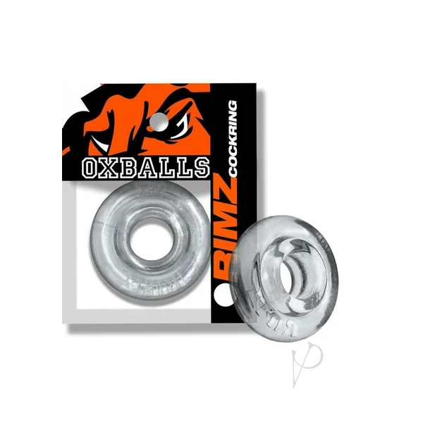 Oxballs Rimz Single Cock Ring - Clear