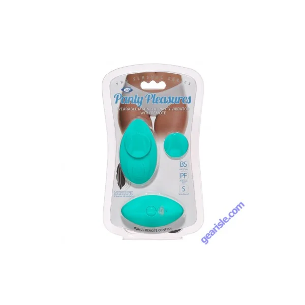 Panty Pleasures Magnetic Panty Teal Panty Vibrators