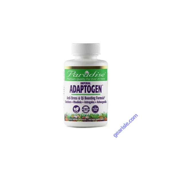 Paradise Herbs Adaptogen Anti Stress Supplement 60 Vegetarian Capsules