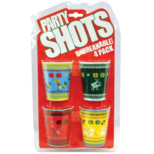 Party Shots Holiday Positions - Pack of 4