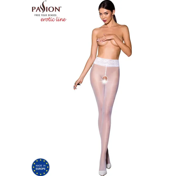 PASSION – TIOPEN 008 WHITE TIGHTS 1/2 30 DEN