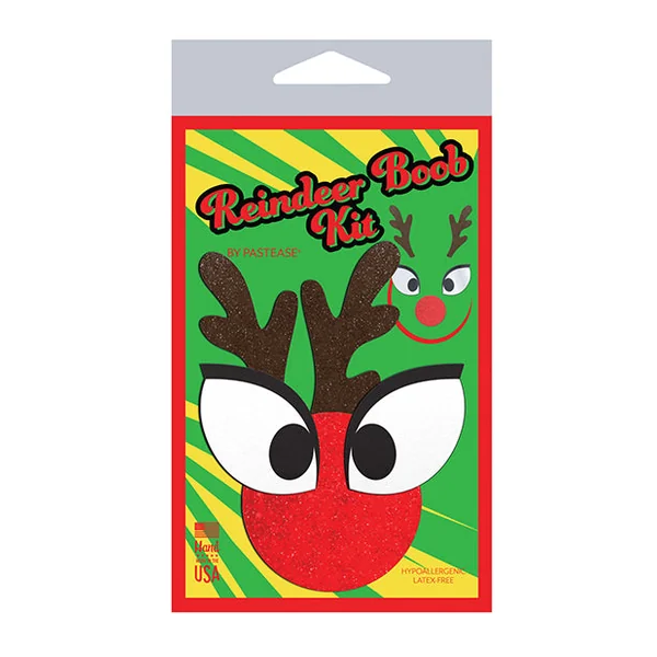 Pastease Premium Holiday Reindeer Boob Kit - Multi O/S