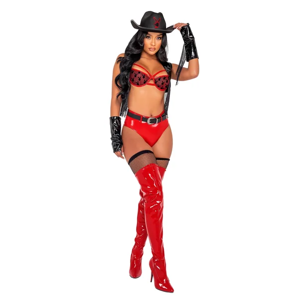 PB145 - 5PC Playboy Buckaroo Cowgirl