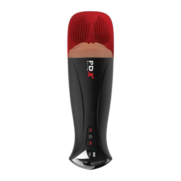 PDX Elite Fuck-O-Matic Pro XL Rechargeable Masturbator – Caramel