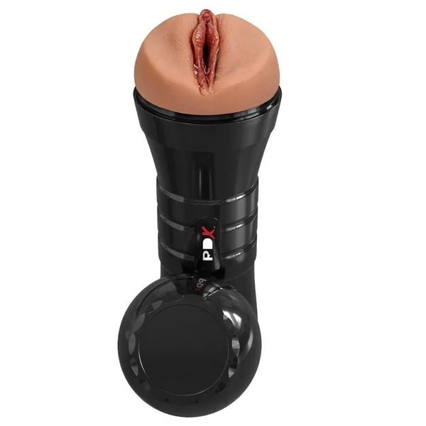 PDX Extreme Wet Pussies Super Juicy Snatch XXL Self Lubricating Stroker – Caramel