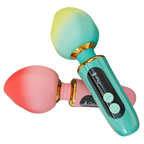Peach Vibrating AV wand Vibrator