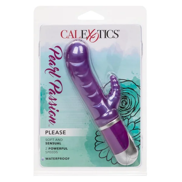 Pearl Passion Please Rabbit Vibrator - Purple