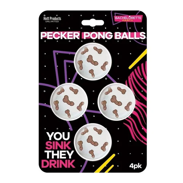 Pecker Beer Pong Balls
