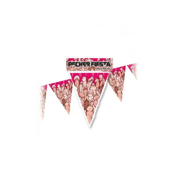 Pecker Fiesta Party Banner - 20 Feet