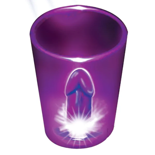 Pecker Light Up Shot Glass Drinkingware Barware Novelty Funny Gag