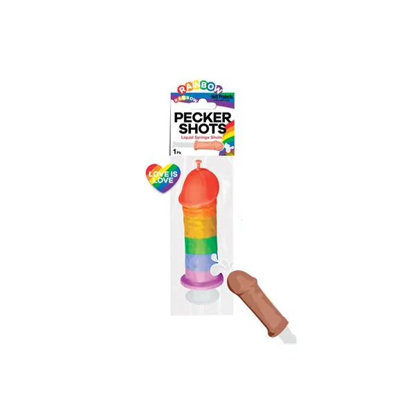 Pecker Shot Syringe Rainbow