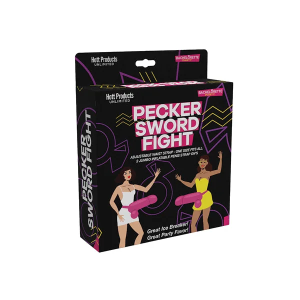 Pecker Sword Fight Game Strap On Large Penis (2 Pack)