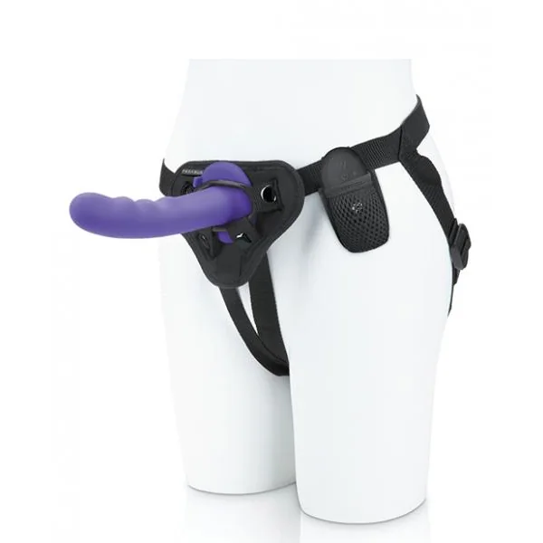 Pegasus 6 inches Curved Wave Peg Harness & Remote Purple