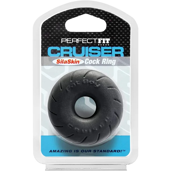 Perfect Fit Cruiser Cock Ring Black