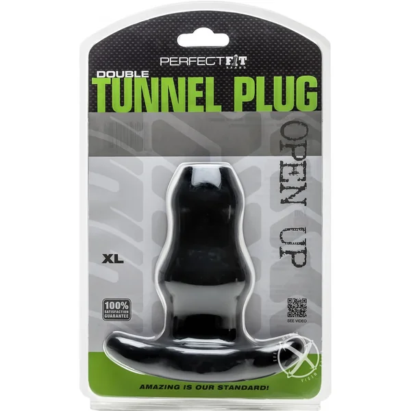 Perfect Fit Double Tunnel Hollow Butt Plug