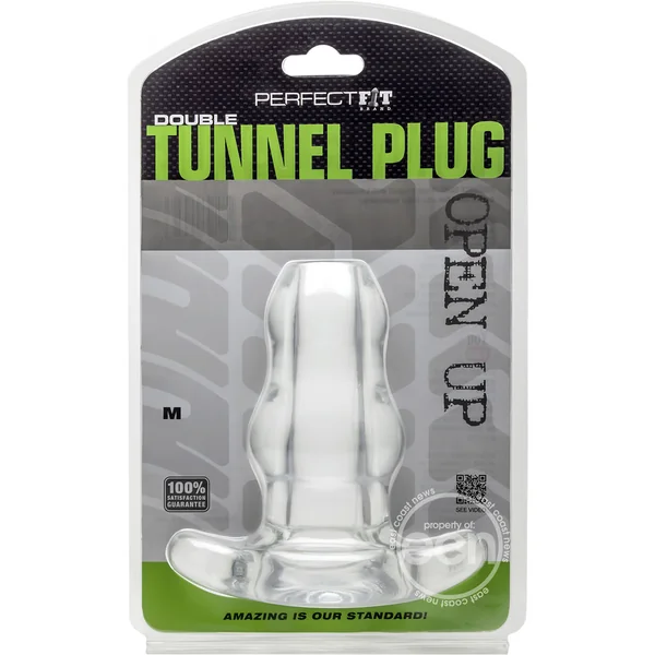 Perfect Fit Double Tunnel Plug - MD - Clear