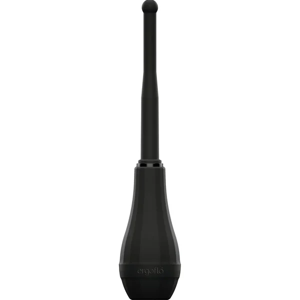 Perfect Fit Ergoflo Director 8in Silicone Flex Tip Anal Douche – Black