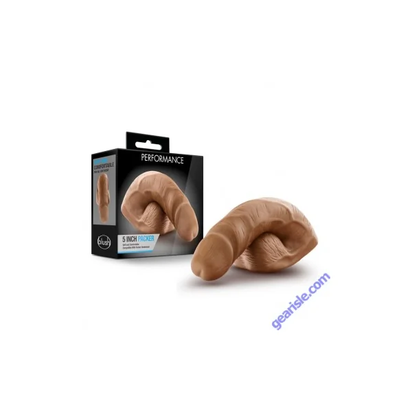 Performance 5" Packer Mocha Realistic Skin Texture