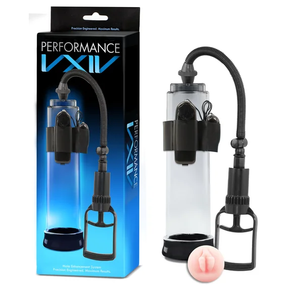 Performance VX4 Male Enhancement Penis Pump System 10in - Clear