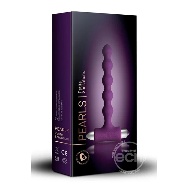 Petite Sensations Pearls Silicone Vibrating Anal Beads