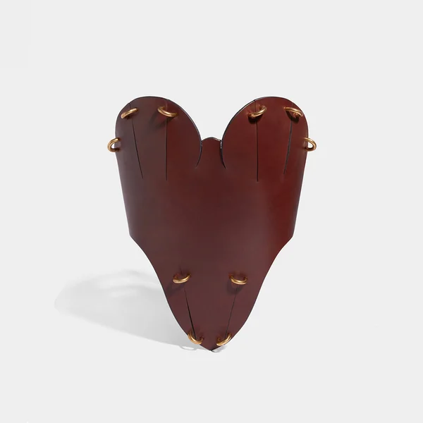 PIERCED BODICE BROWN