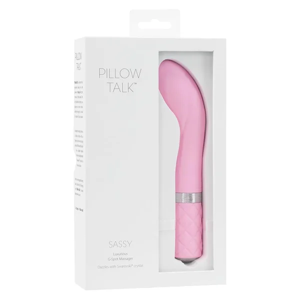Pillow Talk Sassy Silicone Rechargeable G-Spot Vibrator - Pink
