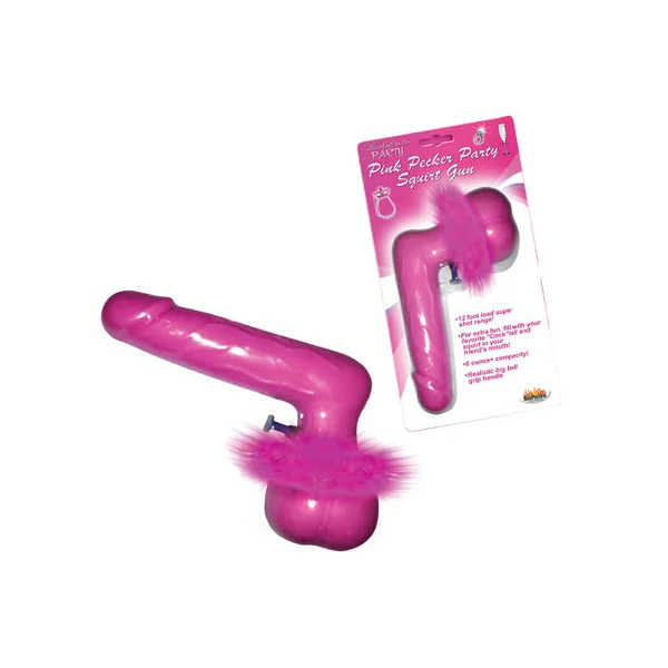 Pink Pecker Party Squirt Gun