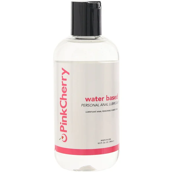 PinkCherry Water Based Anal Lubricant in 8oz/240ml