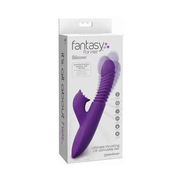 Pipedream Fantasy For Her Rechargeable Silicone Ultimate Thrusting Clit Stimulate