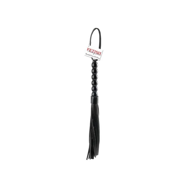 Pipedream - Fetish Fantasy - Beaded Cat-O-Nine Tails Flogger - Black