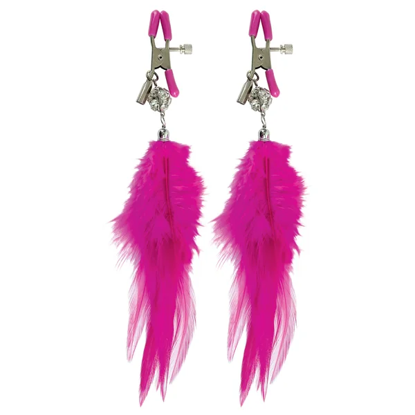 Pipedream Fetish Fantasy Fancy Feather Nipple Clamps