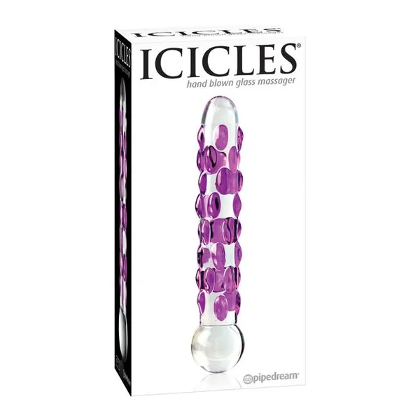 Pipedream Icicles Glass Dildo-Summer Fling