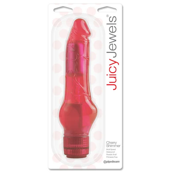 Pipedream Juicy Jewels Cherry Shimmer Vibrator