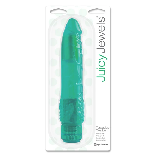 Pipedream Juicy Jewels Turquoise Twinkler Vibrator