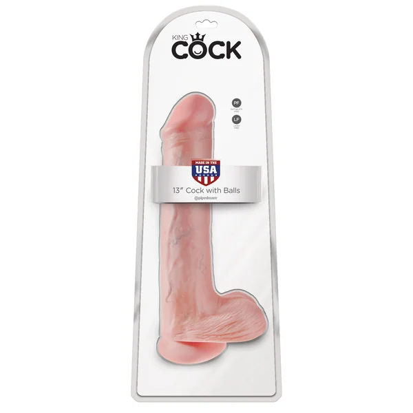 Pipedream King Cock 13″ Cock With Balls Flesh
