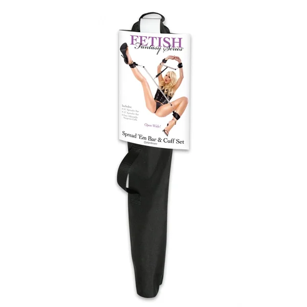 Pipedream Products Fetish Fantasy Spread 'em Bar and Cuff Set