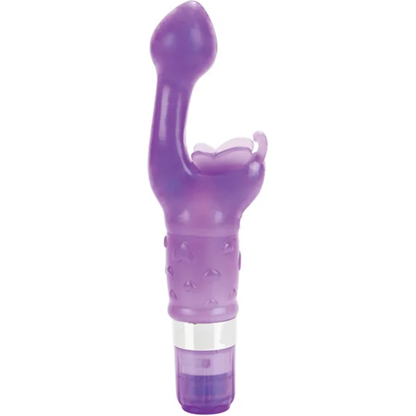 Platinum Edition Butterfly Kiss Vibrator Waterproof Purple