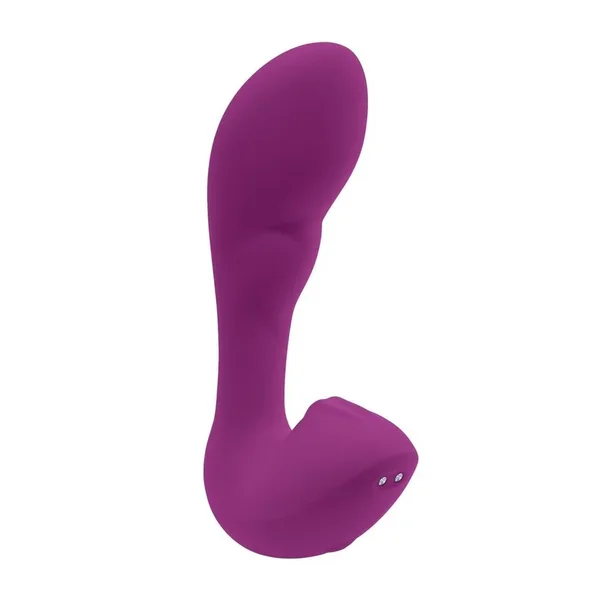 Playboy Arch Rechargeable Silicone Vibrator with Clitoral Stimulator