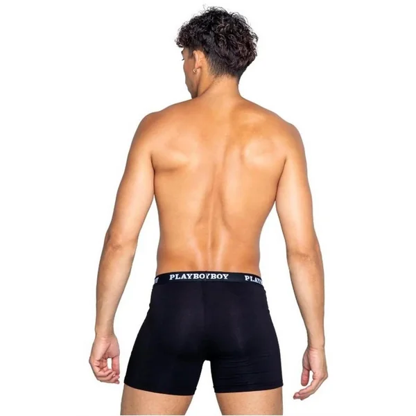 Playboy Mens Tuxedo Classic Boxer – Small – Black/White