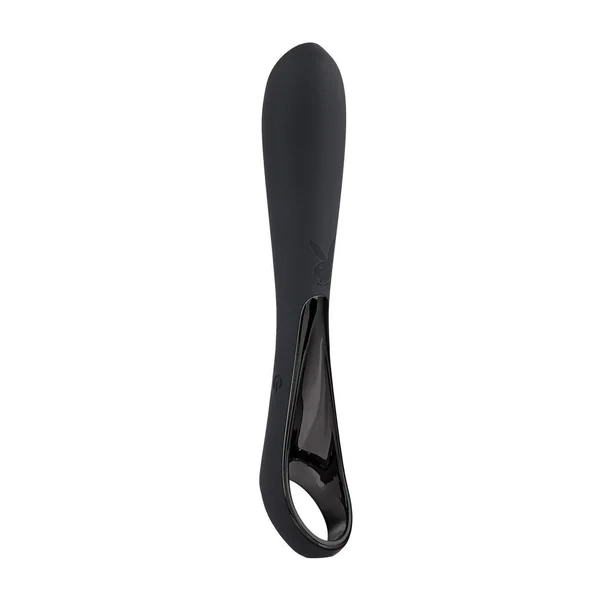 Playboy Olio Rechargeable Silicone Mini Vibrator – Black