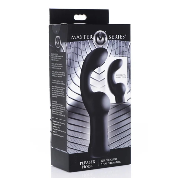 Pleaser Hook 10X Silicone Anal Vibrator