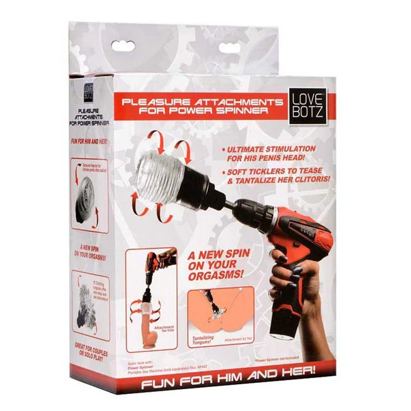 Pleasure Attachments for Power Spinner