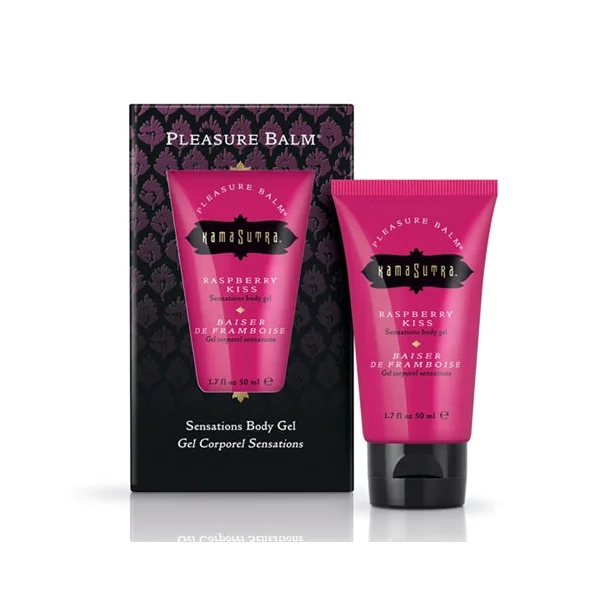 Pleasure Balm Sensations Body Gel - Raspberry Kiss - 1.7 Fl. Oz