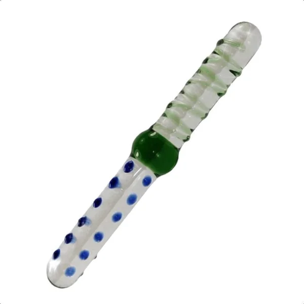 Pleasure Crystal 9 Inch Double Headed Dildo